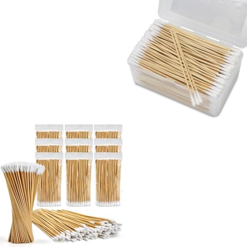 Round Long Cotton Swabs 1500PCS image 2