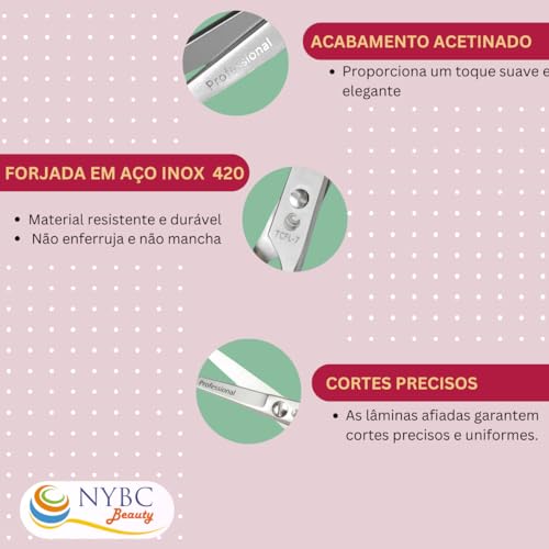 Tesoura Cabelo Fio Laser 7