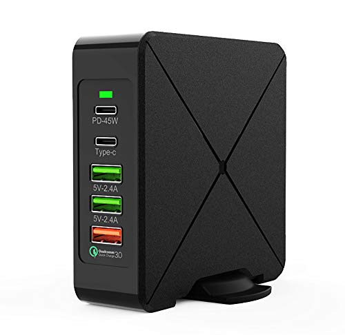 75W Schnellladegerät PD C Typ USB Ladegerät Für Samsung A50 A30 iPhone Huawei Tablet QC 3.0 Schnellladegerät US EU UK Stecker Adapter,Us