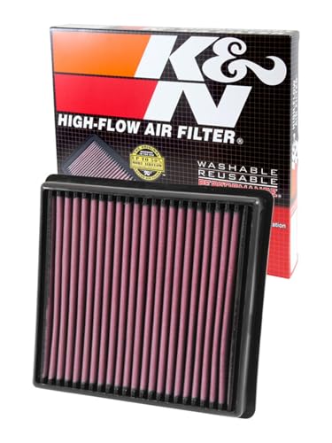 K&N Engine Air Filter: Increase Power & Towing, Washable, Premium, Replacement Air Filter: Compatible with Diesel 2006-2018 JEEP/CHRYSLER (Grand Cherokee, Grand Cherokee IV, 300C), 33-3029