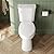 DeerValley 21 inch Extra Tall Toilets for Seniors, Two-Piece Toilets for Bathrooms With Comfort Seat, ADA Chair Height Toilet Elongated Bowl with 1.28 GPF Single Flush White DV-2F0143