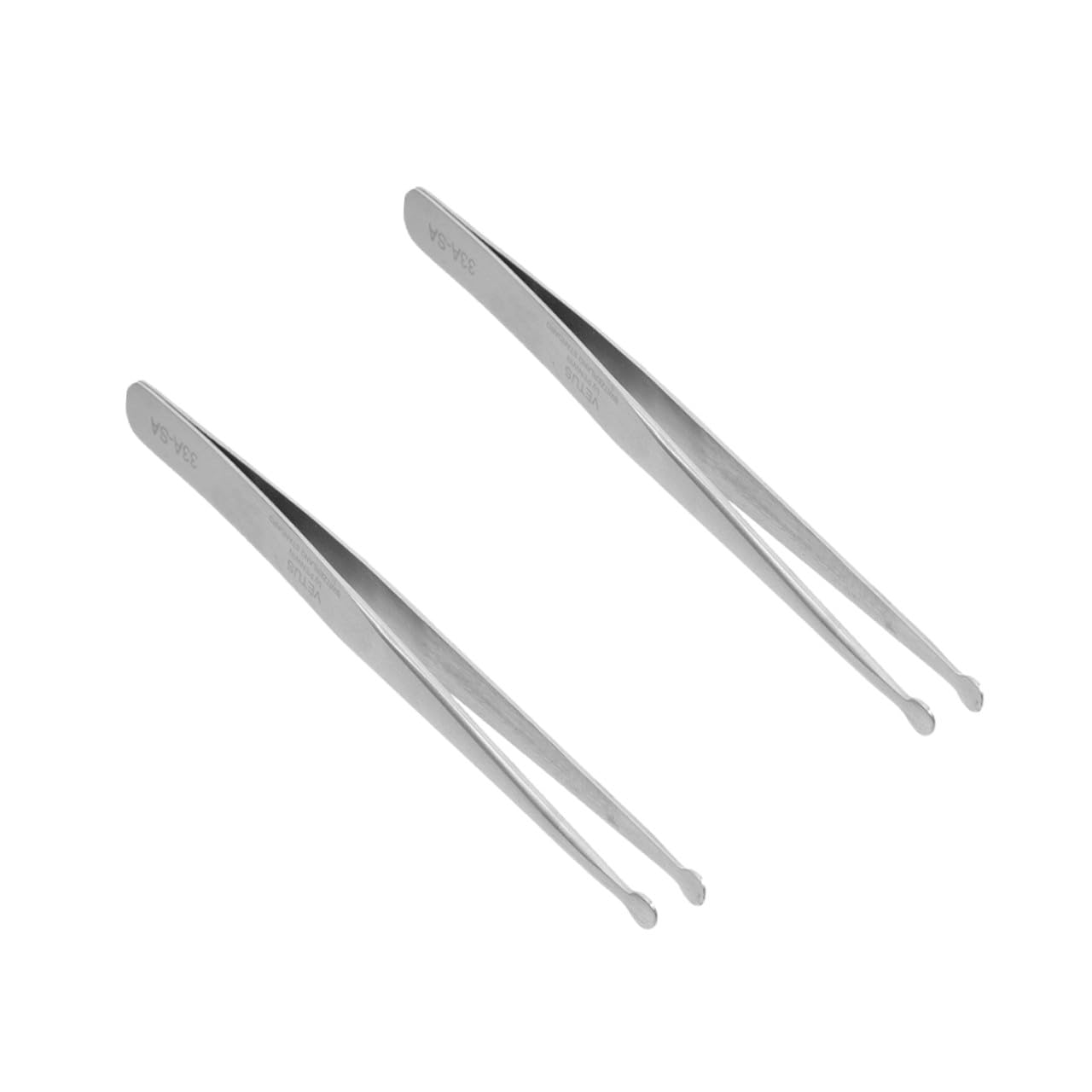 FRCOLOR 3 Set Di Pinzette Di Precisione Dal Design Ergonomico - Pinzette Statiche in Acciaio Inossidabile 2 Pezzi * 3