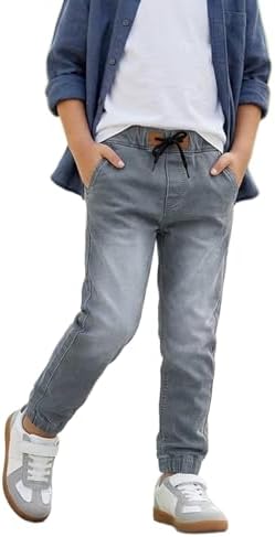 Urbano Juniors Boy's Slim Fit Mid Rise Stretchable Jogger Jeans
