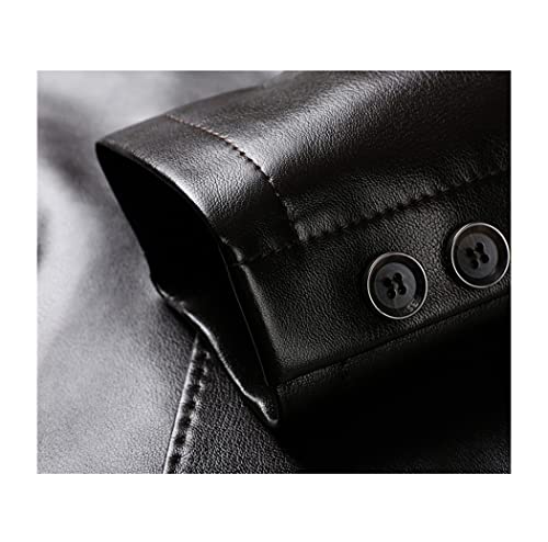 Veste en cuir homme pour sorties urbaines look décontracté M