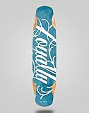  Loyalty Skate Skateboard Longboard Deck Mix Bamboo 38x8.45 Log Blue
