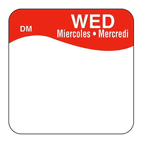 DayMark-Safety-Systems-Day-of-The-Week-1-Square-Dissolvable-Labels-Monday-Sunday-Dispenser-Box-Included-3500-Labels