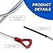 ijuicy Transmission Dipstick, 4ft Transmission Fluid Dipstick with Pull Ring, Transmission Oil Dipstick Replacement OEM 140589152100
