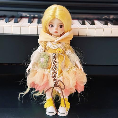 Muñeca Linara BJD 1/6 30 cm con conjunto completo miniatura 7
