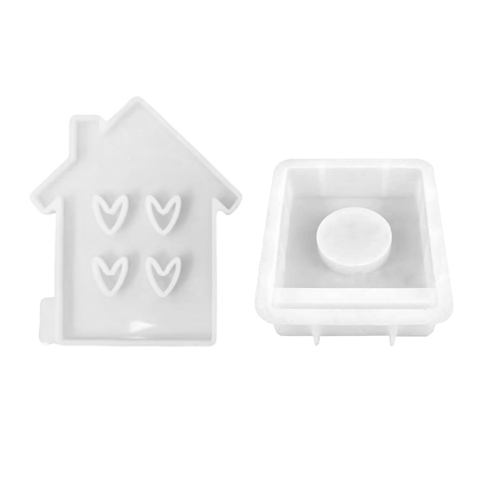 Buxuaaaa Love House Holder Mold for Tealight Holder Home Decorations