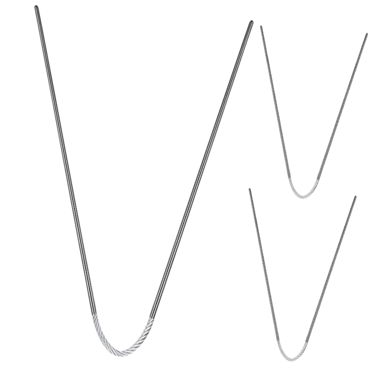 Set 12 Ferri Da Maglia Intercambiabili 3,5-10 Mm - Lunghi 12,7 Cm, Per Principianti, Con Custodia