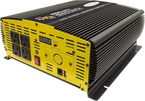 MEAN WELL TN-1500-112F 1500 WATT 12 VOLT PURE SINE WAVE INVERTER WITH BUILT-IN SOLAR CHARGE CONTROLLER / AC CHARGER & TRANSFER RELAY FOR UPS FUNCTION