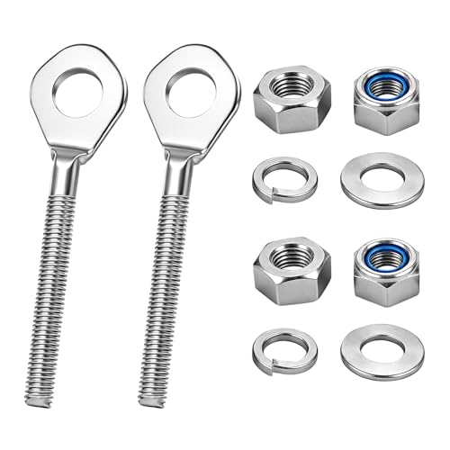 2 Pack 13mm Chain Axle Adjuster for Quad Dirt Bike Chain Tensioner Adjuster Fits 110cc 125cc 250cc Buyang TaoTao Kazuma ATV 4 Wheeler Quad Dirt Bike Parts