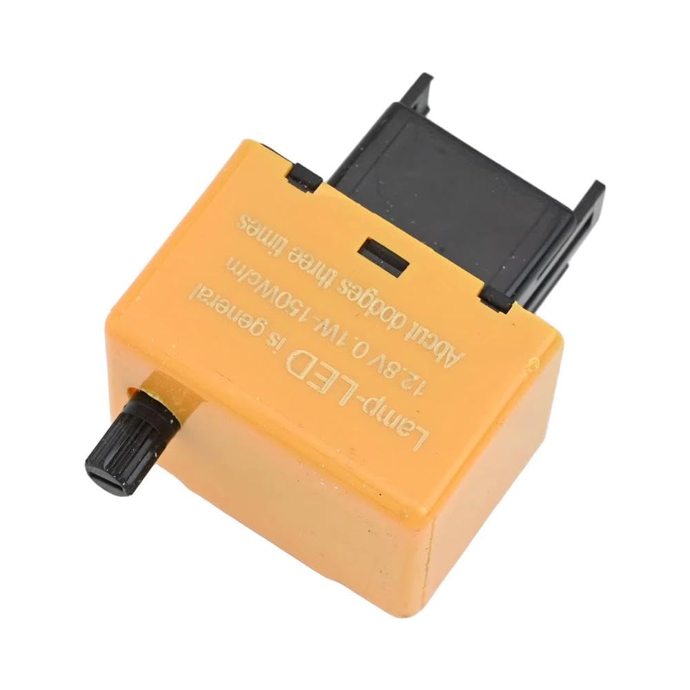 Relé Intermitente LED 8 Pines Iluminación Coche Naranja Piezas Coche