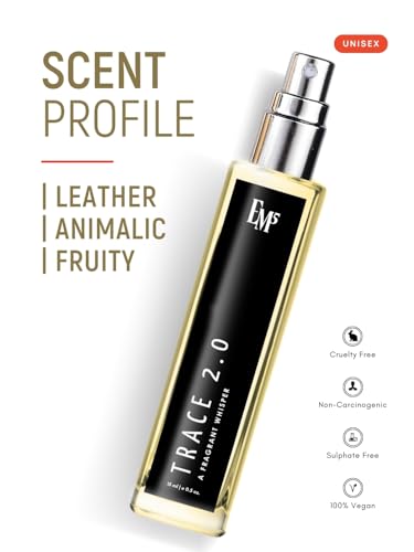 Image of EM5 Trace 2.0 Unisex Day & Night Perfume | Eau De Parfum Spray for Men and Women | Leather Animalic Warm Spicy Fragrance | Luxury Gift for Him /Her | 15 ml