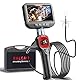 Ralcam Endoskopkamera 6,2mm Endoscope Camera - 360° Endoskop Schwenkbarer 4,3 HD 720P Inspektionskamera mit Licht Rohrkamera, Kameras mit 6 LED, IP67 Wasserdicht 2M Halbsteifes Kabel Lenkendoskop