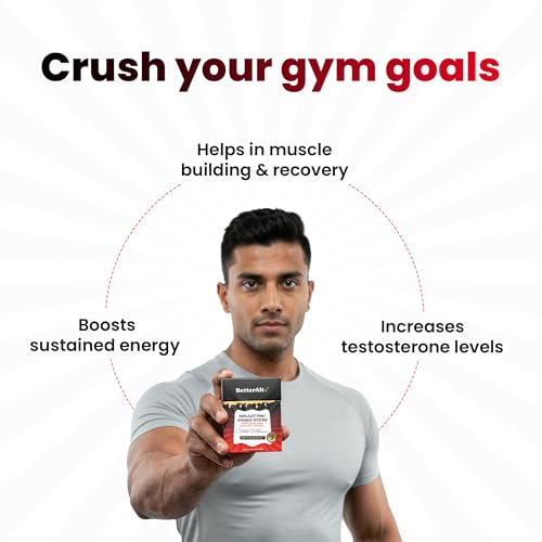 Image of BetterAlt Energy Pro Energy Sticks | Natural Energy Booster with Shilajit, KSM-66 Ashwagandha, Safed Musli & Gokshura |30 Sticks| For Men & Women