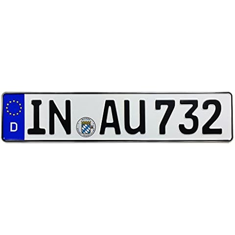 Z Plates Compatible with Audi Ingolstadt Front German License Plate Cover