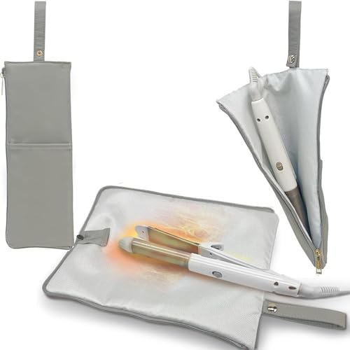harayaa Bolsa de armazenamento para modelador de cachos, resistente ao calor, para banheiro, para pe