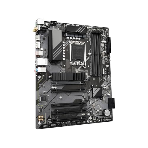 Image of GIGABYTE B760 DS3H AX V2 LGA 1700 Intel B760 ATX Motherboard with DDR5, Dual M.2, PCIe 4.0, USB 3.2 Gen 2x2 Type-C, WiFi 6, 1GbE LAN, Q-Flash Plus, EZ-Latch