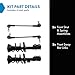 TRQ Front Suspension Kit Complete Strut & Coil Spring Assembly Sway Bar Stabilizer Link Compatible with 2016-2019 Chevrolet Cruze