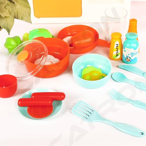 Image of Catron Role Pretend playset Big Size Supermarket kit for Kids Toys with Shopping cart and Sound Effects Kitchen Set Kids Toys for Boys and Girls (Small 42 Pcs Kitchen Set)