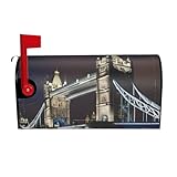 Diseño personalizado: con paneles completos y vibrantes impresiones de una sola cara, esta cubierta magnética para buzón de Tower Bridge en Londres transforma tu buzón en una elegante pieza de declaración con patrones únicos y llamativos
