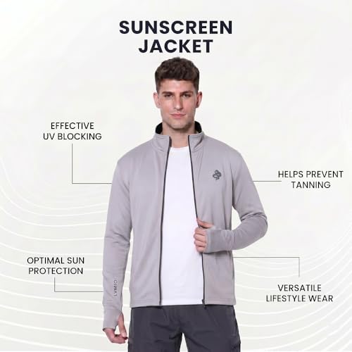 Image of Lymio Sunscreen Jacket For Men | Sun Protection | Uv Protection | Spf | Riding | Riding | Biker | Sun Coat | Sunblock | Summer Jacket For Men (Packs Also Available) (SSM-J-01-03)