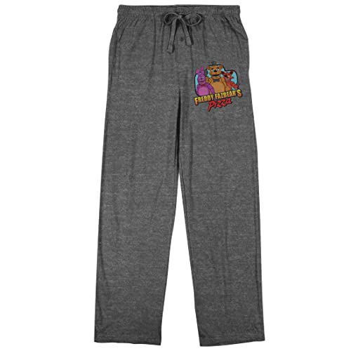 Five Nights at Freddy's Fazbear's Pizza Men's Graphite Heather Sleep Pajama Pants