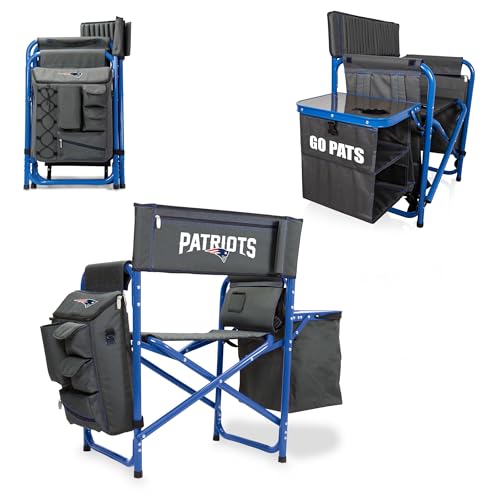 Image of Picnic TIME NFL Unisex-Adult NFL Fusion Camping Chair with Side Table and Soft Cooler, Beach Chair for Adults, Lawn Chair