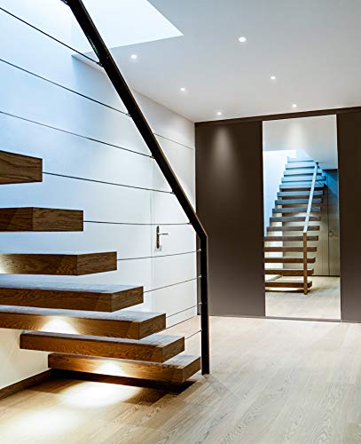 Faretto di gesso da incasso a scomparsaper