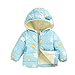 PZHHZPING Winterjacke für Baby Jungen und Mädchen,0-5 Jahre Kleinkind Kinder Baby Winter Kapuzen Mantel Jacke Warme Winddicht Dicke Steppjacke Kapuzenjacke Oberbekleidung Kleidung