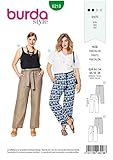 Burda Style Schnittmuster zum selber nähen 6218 | Hose |Damen, Gr. 44-54 | Nählevel: leicht