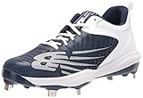 New Balance Men's FuelCell 4040 V6 Metal Baseball Shoe, Team Navy/White, 10