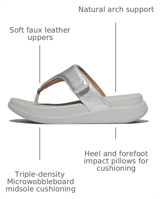Image of FitFlop F-Mode Go Adjustable Toe-Post Sandals