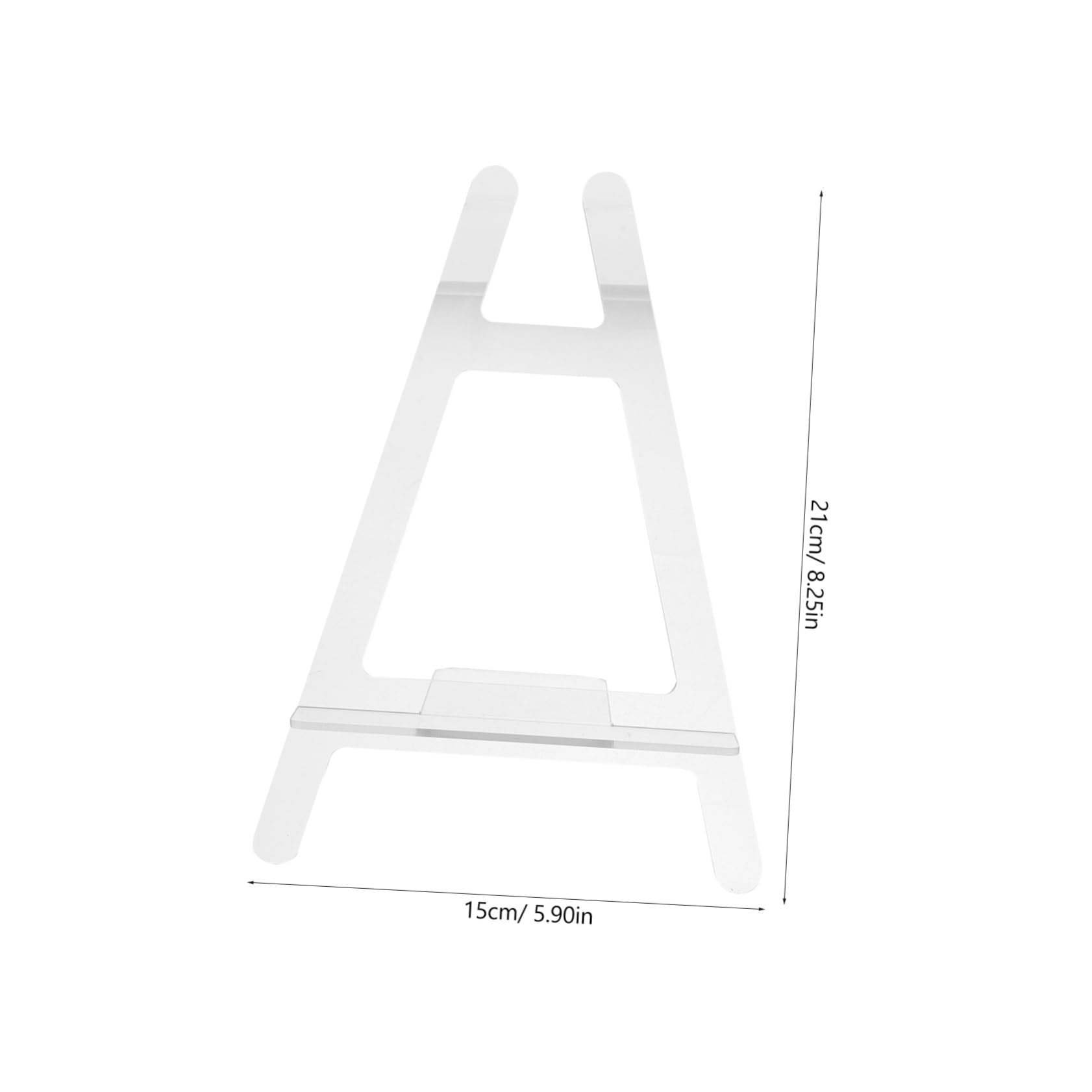 GLEAVI Clear Acrylic Mobile Phone Display Stand Versatile Retail Phone Holder for Tablets and Showcase Rack for Shopping Malls Stores and Supermarkets Elegant Countertop Design Reusable