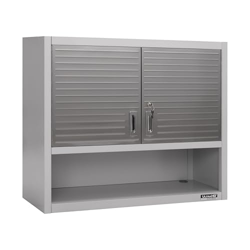 Seville Classics UltraHD Solid Steel Lockable Wall Cabinet