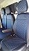 Produktbild Passend für Fiat Ducato Citroen Jumper Peugeot Boxer 20062020 LHD Eco Leder Blau Threas Sitzbezug 2+1