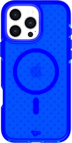 Image of Tech21 EvoCheck for iPhone 16 Pro Max Compatible with MagSafe - Impact Protection Case - in Cobalt Blue