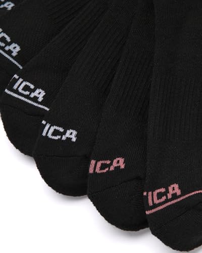 Image of Nautica Womens Low Cut Socks - 6 Pack Soft Stretch Breathable Mesh Cushioned Athletic Performance No Show Socks for Women