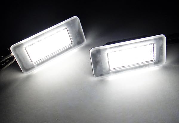 RZG 2 x luci LED per targa bianche Canbus per 2017+ Duster MK II Serena C27 2021+ Qashqai J12