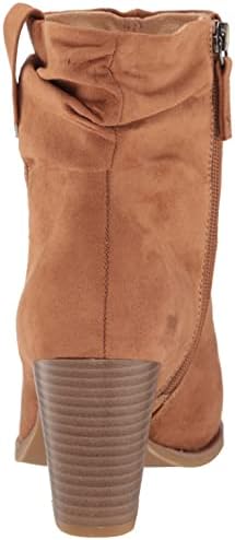 Dr. Scholl's Womens Kall Me Western Bootie Brown Fabric 9 M | Image 2
