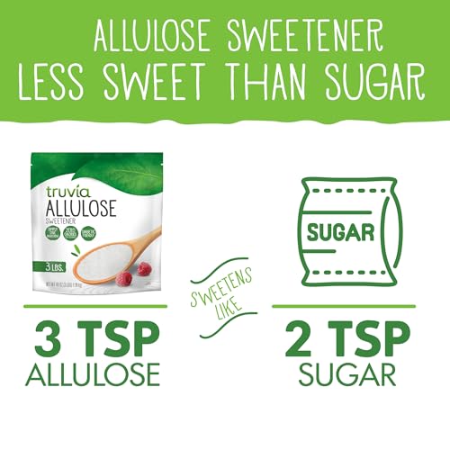 image for Truvia Allulose Calorie-Free Sweetener Bag, Sugar Substitute with Zero