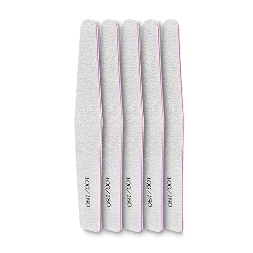 Lot de 5 limes à ongles en papier de verre et blocs polis
