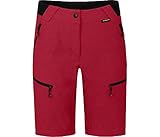 Multifunktionale Damen Outdoorshorts, Wandershorts, Fahrradshorts oder Freizeitzeit Bermuda - SUPRA STRETCH: 4-Wege-Stretch für höchste Bewegungsfreiheit