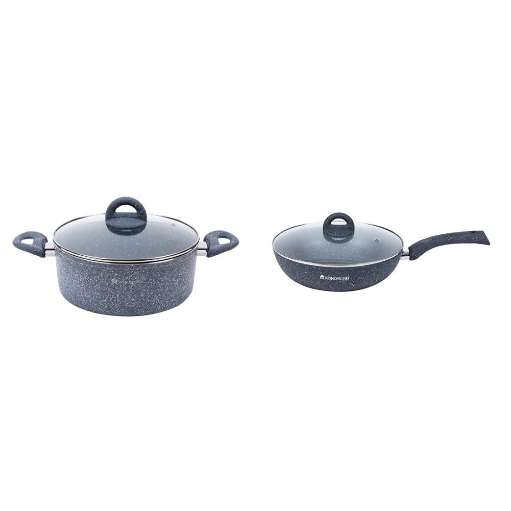 See full amazon price history chart for Wonderchef Aluminium Granite Casserole with Lid,24Cm, 4L,Grey Wok Lid, 24Cm, 2.7L,Grey, 2 Count Wonderchef Aluminium Granite Casserole with Lid,24Cm, 4L,Grey Wok Lid, 24Cm, 2.7L,Grey, 2 Count (B08J57PSJZ) Amazon Price History, Amazon Price Tracker
