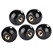 DANAIXZ Bakelite Ball Lever Knob 5Pcs Black Round M8x32mm Machine Tool Replacement Durable Insulation Copper Nut for Industrial Equipment Workshop Tools