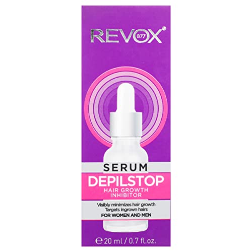 Revox Depilstop Siero Inibitore Della Crescita Dei Capelli, Per Donne E Uomini, 20 Ml