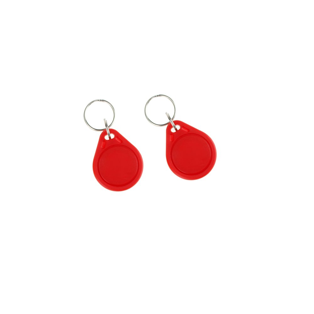 (lot de 100 Étanche ABS 13,56 MHz MF Classic 1K Iso14443 a NFC RFID Jeton, RFID KeyFob, Étiquette RFID, Noir