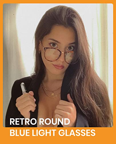 Image of Cyxus Blue Light Glasses for Women Men Stylish Computer Glasses Reduce Eye Strain UV Protection for Screen