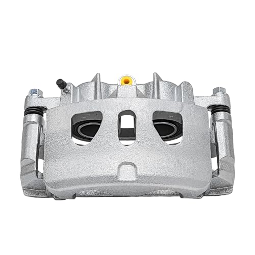 Image of Detroit Axle - Front Right Brake Caliper w /Bracket Replacement | for Lincoln MKS MKT Ford Explorer Taurus Flex Police Interceptor Utility Sedan Special Service Police Sedan